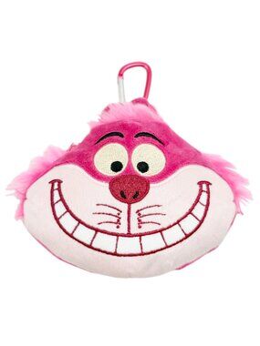 NEW Disney Alice in Wonderland Cheshire Big Face Plush Mascot Carabiner